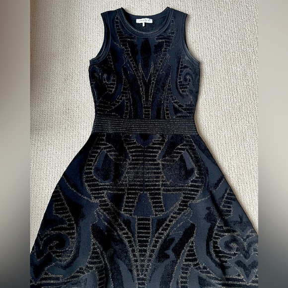 Sandro Dresses & Skirts - Sandro Black Textured Sleeveless Dress
